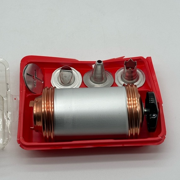 Vintage Mirro 5 pc. Cookie Pastry Press (incomplete) - Picture 3 of 5